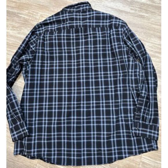 Claiborne Shirt Adult 3XLT TALL Casual Long Sleeve Cotton - Picture 4 of 6